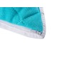 Perna matlasata cu 2 fete plush deluxe 50x70 cm, Turquoise