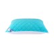 Perna matlasata cu 2 fete plush deluxe 50x70 cm, Turquoise