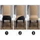 Set 6 huse universale pentru scaun model embosat tip cocolino Bej Inchis