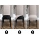 Set 6 huse universale pentru scaun model embosat tip cocolino Gri