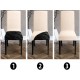 Set 6 huse universale pentru scaun model embosat tip cocolino Natural