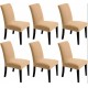 Set 6 huse universale pentru scaun model embosat tip cocolino Cafea cu lapte