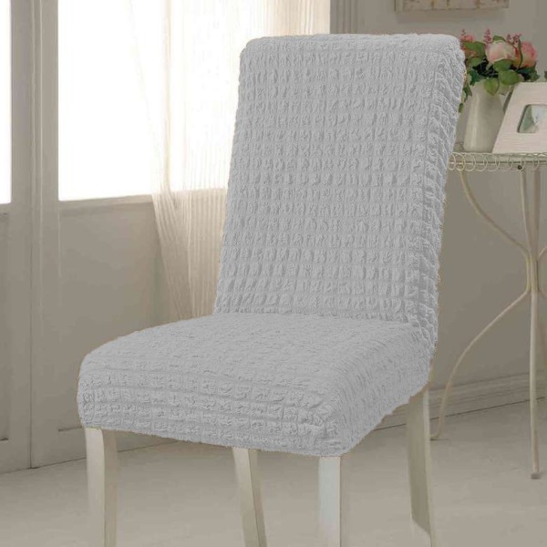Set 6 huse creponate universale pentru scaun Silver [1]