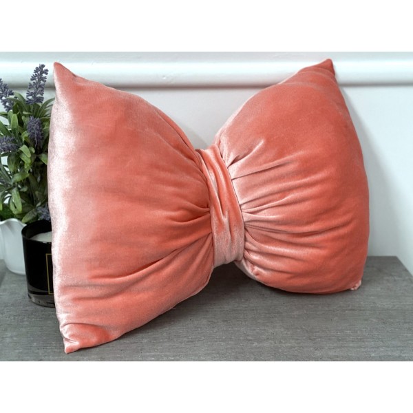 Perna funda decorativa din Catifea Somon  cod AFC13 [1]