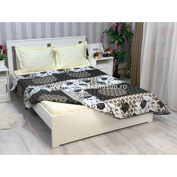 Cuvertura matlasata pentru pat dublu cu doua fete, 210x210, cod CVI31 [1]