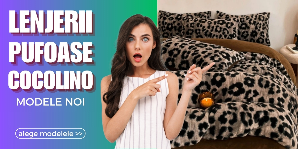 lenjerii de pat cocolino