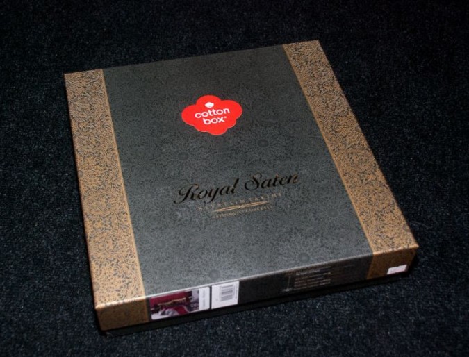 Lenjerie de pat King BUMBAC 100% Satin DELUX Royal Cottonbox Taylor