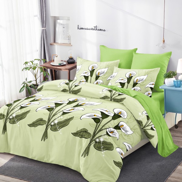 Lenjerie Pat Dublu, FINET, 6 piese, Vernil, Cale [1]