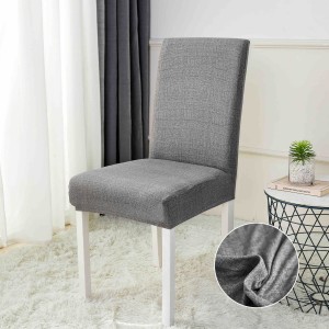 Set 6 huse universale pentru scaun, ELASTICE, Jojo Home, Gri deschis Set 6 huse universale pentru scaun, ELASTICE, Jojo Home, Gri deschis