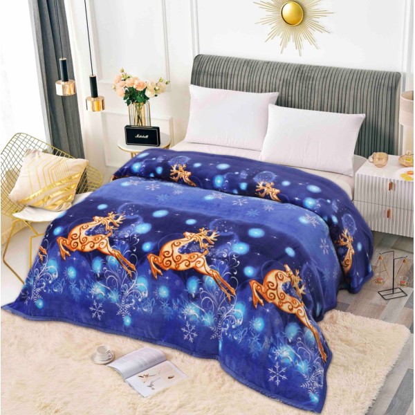 Patura CoCoLiNo, 200x230cm, Jojo Home, Bleumarin, reni [1]