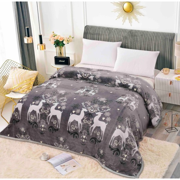 Patura CoCoLiNo, 200x230cm, Jojo Home, Gri, reni [1]