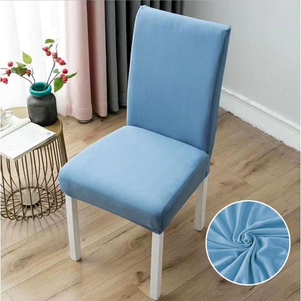Set 6 huse universale pentru scaun, ELASTICE, Bleu [1]