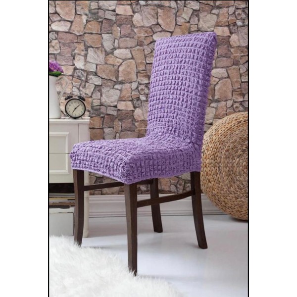 Set 6 huse creponate universale pentru scaun Lila [1]