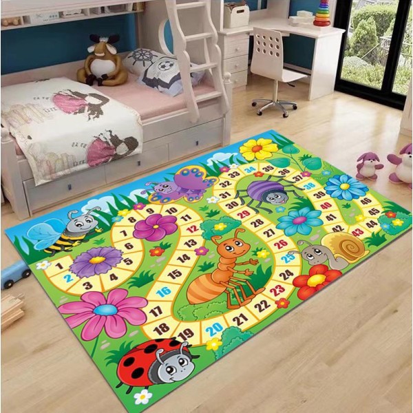 Covor copii 120x180cm pentru Dormitor si Living, Verde [1]