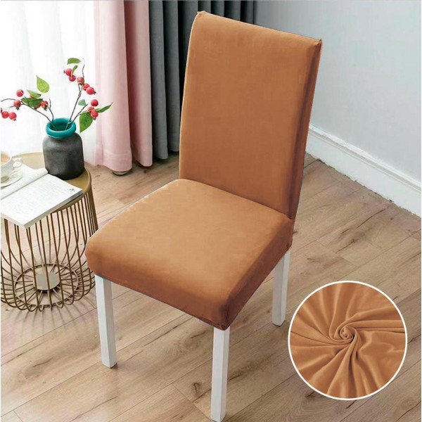 Set 6 huse universale pentru scaun, ELASTICE, Maro [1]
