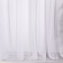 Perdea simpla din in, Alb, 2.5m latime x 2.06m inaltime, cu rejansa pt sina [4]