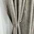 Set 2 Draperii Catifea cu insertii metalizate, Gri cenusiu - V31, 140cm latime x 260cm inaltime, cu tiv lat pt bara [3]