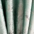 Set 2 Draperii Catifea cu insertii metalizate, Menta - V21, 140cm latime x 260cm inaltime, cu tiv lat pt bara [6]