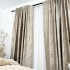Set 2 Draperii Catifea cu insertii metalizate, Bej deschis - V1, 140cm latime x 260cm inaltime, cu tiv lat pt bara [9]