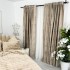 Set 2 Draperii Catifea cu insertii metalizate, Bej deschis - V1, 140cm latime x 260cm inaltime, cu tiv lat pt bara [13]