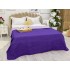 Cuvertura matlasata cu doua fete pentru pat dublu , 210x210, Mov-Lila [2]