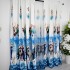  Set 2 Draperii Satinata pentru copii , Frozen- 200cm x 232cm , rejansa pt bara  [9]