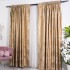 Set 2 draperii din Jacquard Satinat, 100x230cm, cu rejansa pentru sina, Bej Gold [9]