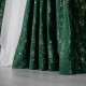 Set 2 bucati de Draperie Catifea cu insertii aurii, Verde Smarald, 1.4m latime x 2.1m inaltime, cu rejansa pt sina