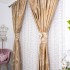 Set 2 draperii din Jacquard Satinat, 100x230cm, cu rejansa pentru sina, Bej Gold [3]
