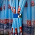 Set 2 Draperii Satinate pentru copii, Cars, 140cm latime x 260cm inaltime, cu tiv lat pt bara [7]