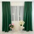 Draperie Blackout Satinata,140cm latime x 260cm înălțime, cu TIV LAT, Verde Smarald [7]