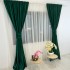 Draperie Blackout din catifea Verde Smarald - 200cm latime x 2.70m inaltime, cu tiv lat [2]