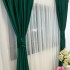 Draperie Blackout din catifea Verde Smarald - 200cm latime x 2.70m inaltime, cu tiv lat [3]