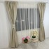 Draperie Blackout Satinata,140cm latime x 260cm înălțime, cu TIV LAT, Grej [2]