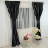 Set 2 Draperii Blackout din catifea Bej, 140x260cm, cu tiv lat pt bara [2]