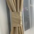 Set 2 Draperii Blackout Satinata,140cm latime x 260cm înălțime, cu TIV LAT, Bej [4]