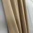 Set 2 Draperii Blackout Satinata,140cm latime x 260cm înălțime, cu TIV LAT, Bej [5]