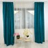 Set 2 draperii din Jacquard, 250x220cm, cu rejansa pentru SINA, Turquoise [5]