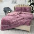 Lenjerie pat super pufoasa, COCOLINO Fluffy,  4 piese, violet [8]