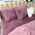 Lenjerie pat super pufoasa, COCOLINO Fluffy,  4 piese, violet [3]