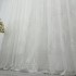 Perdea Nature din Tulle cu Broderie, Ivoire, 100cm latime x 260cm inaltime, cu rejansa pt bara [2]