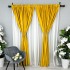 Set 2 Draperii Soft Touch, cu Aspect Fin și Tenta Satinată, 140cm latime x 260cm înălțime, cu TIV LAT, Galben [4]