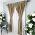 Set 2 Draperii Soft Touch, cu Aspect Fin și Tenta Satinată, 140cm latime x 260cm înălțime, cu TIV LAT, Cappuccino [5]