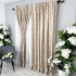 Set 2 Draperii din Jacquard model Nisip, Bej deschis, 100cm x 145m , Tiv lat [2]