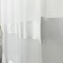 Perdea Diamond din Matase cu Banda Satinata, Alb, 140cm latime x 260cm inaltime, cu rejansa pt bara [4]