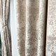 Draperie din Jacquard model Nisip, Bej deschis, 200cm latime x 210cm inaltime, cu rejansa pentru sina