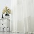 Perdea Waves din Tulle cu Broderie, Ivoire, 140cm latime x 260cm inaltime, cu rejansa pt bara [2]
