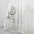 Perdea Waves din Tulle cu Broderie, Ivoire, 140cm latime x 260cm inaltime, cu rejansa pt bara [3]