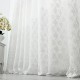 Perdea Snow din Tulle cu Broderie - 500cm x 232cm , Rejansa pt. bara , Alb