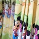 Set Perdea din Voal si Draperie Satinata pentru copii - LA COMANDA pe dimensiunile tale, Minnie si Mickey